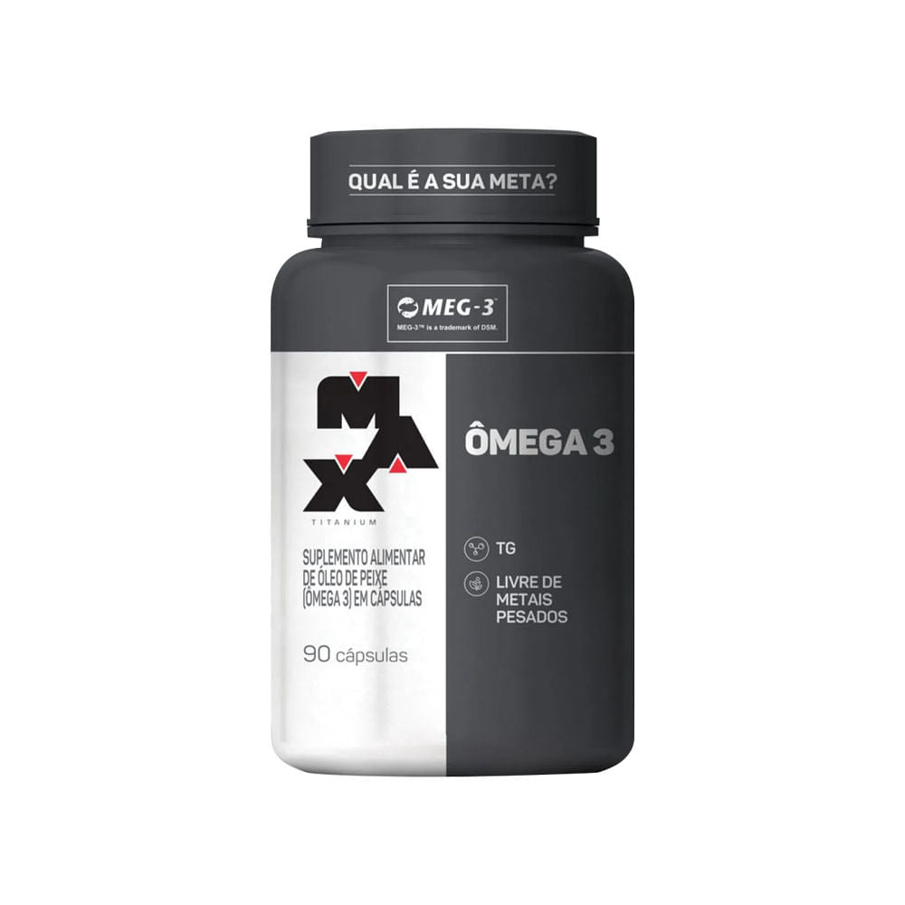Ômega 3 90 Cápsulas Max Titanium