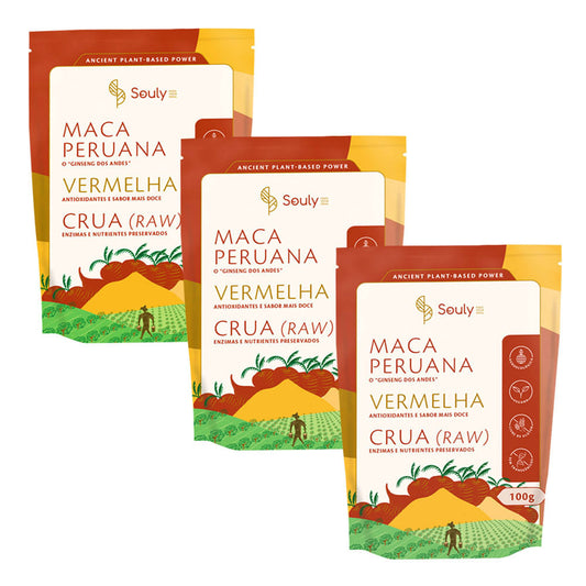 Maca Peruana Vermelha 100g Souly