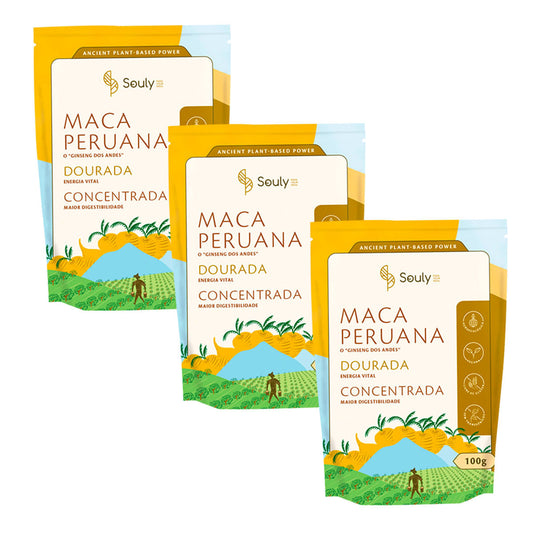 Maca Peruana Dourada 100g Souly