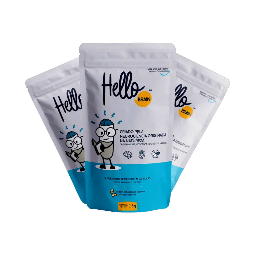 Hellobrain 15g 30 Cápsulas Hello Nutrition