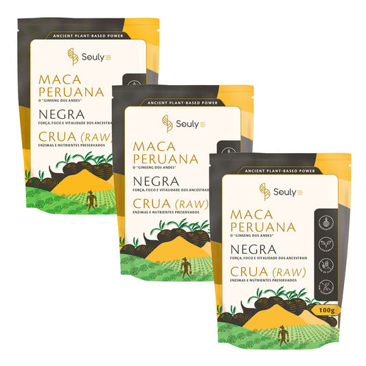 Maca Peruana Negra 100g Souly