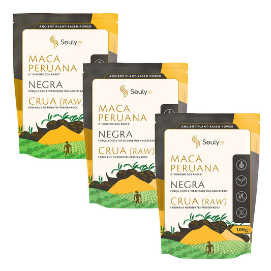 Maca Peruana Negra 100g Souly