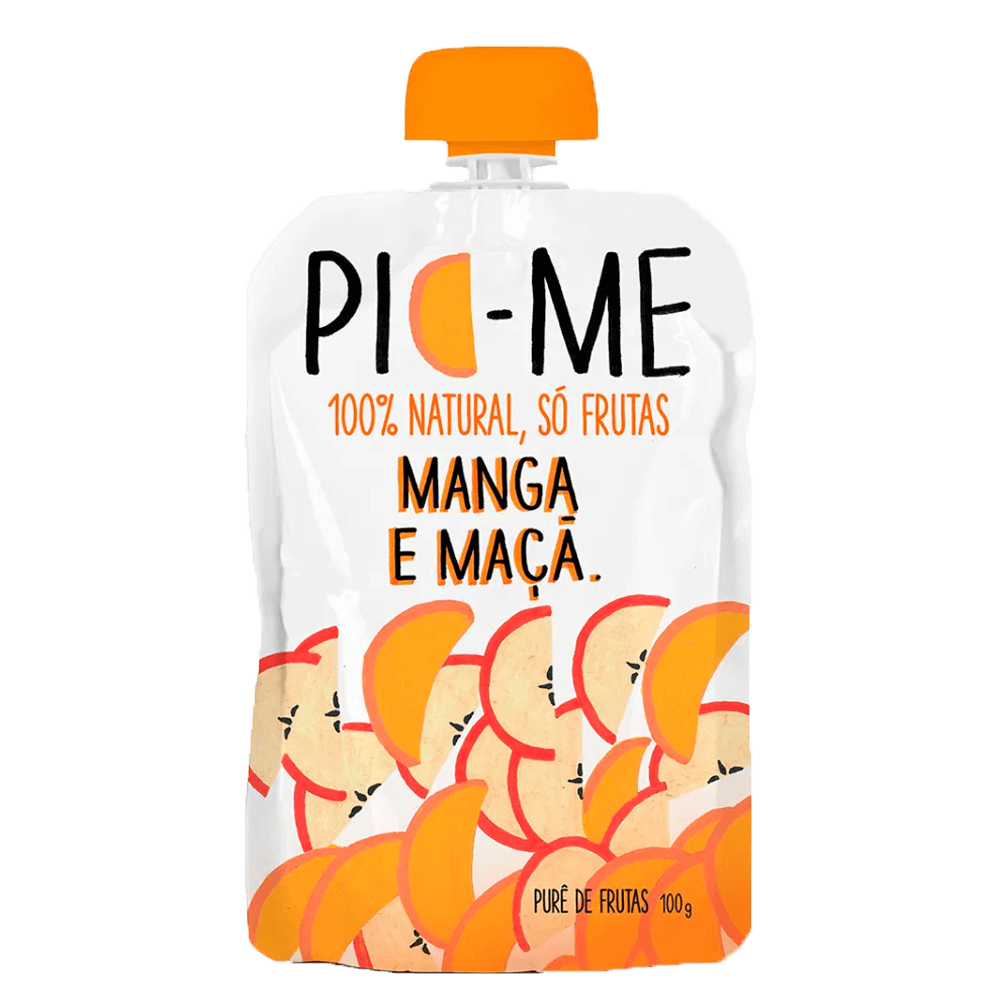 Purê de Frutas Manga e Maçã 100g Pic-Me