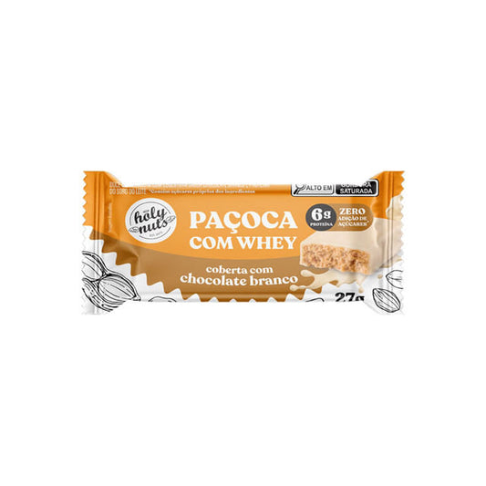 Pacoca-com-Whey-Coberta-com-Chocolate-Branco-27g-Holy-Nuts