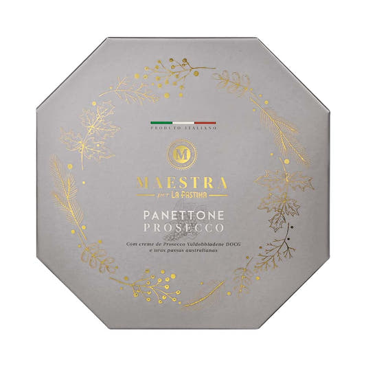 Panettone-Italiano-Artesanal-com-Creme-de-Prosecco-e-Uva-Passa-750g-La-Pastina
