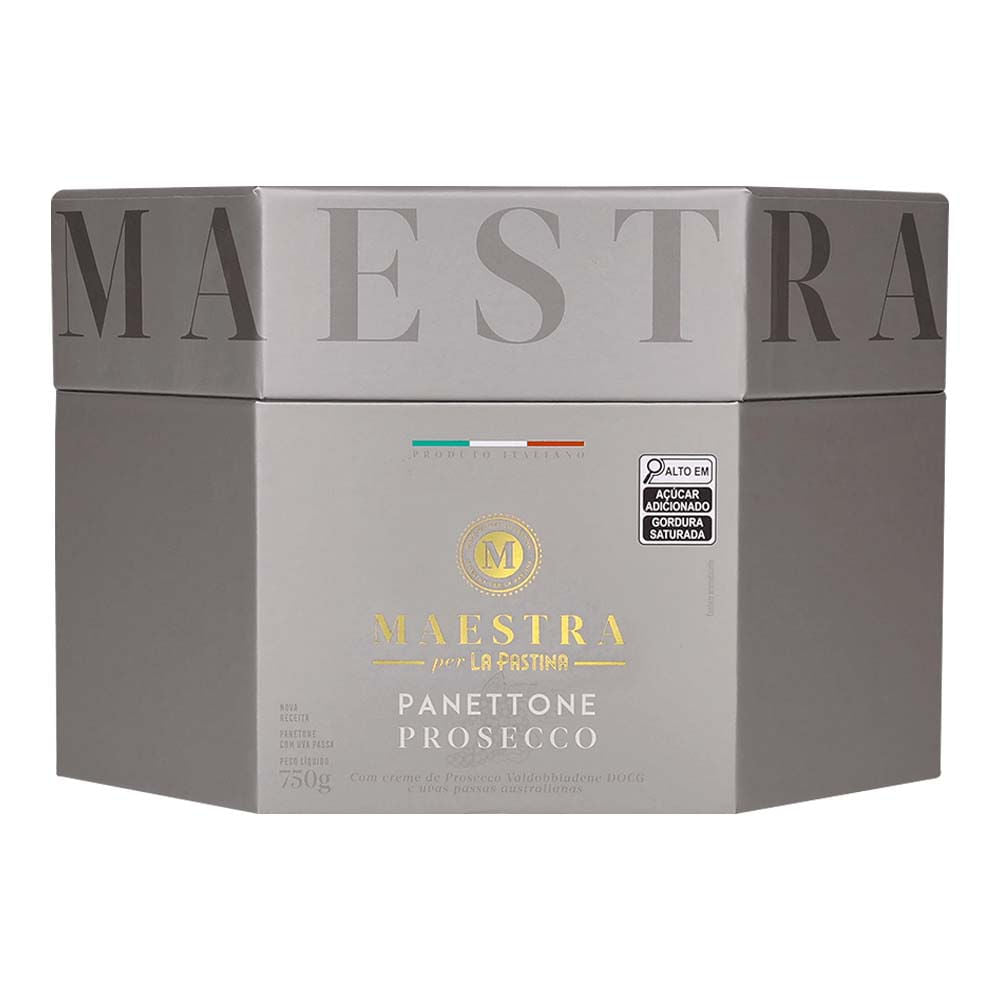 Panettone-Italiano-Artesanal-com-Creme-de-Prosecco-e-Uva-Passa-750g-La-Pastina