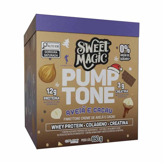 Panettone Proteico Pumptone Avelã e Cacau 650g Canibal Inc