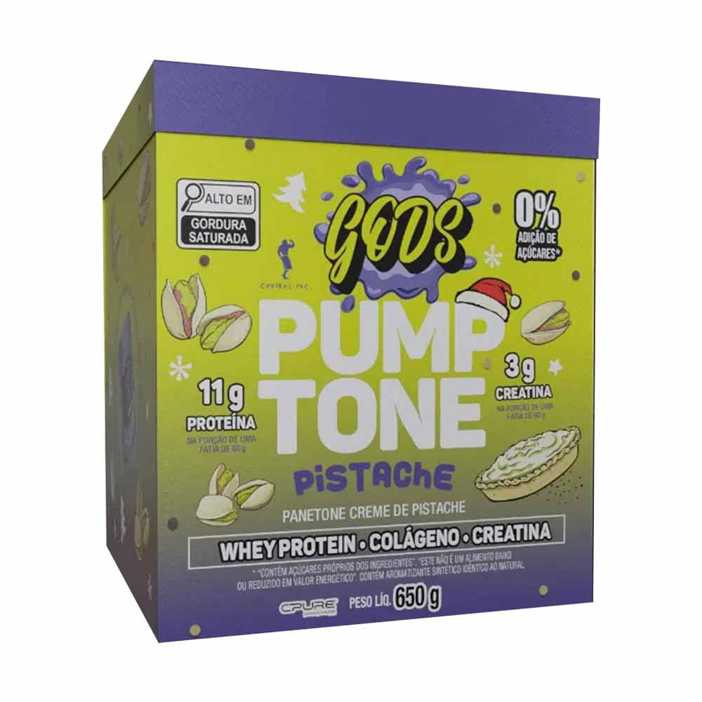 Panettone Proteico Pumptone Pistache 650g Canibal Inc