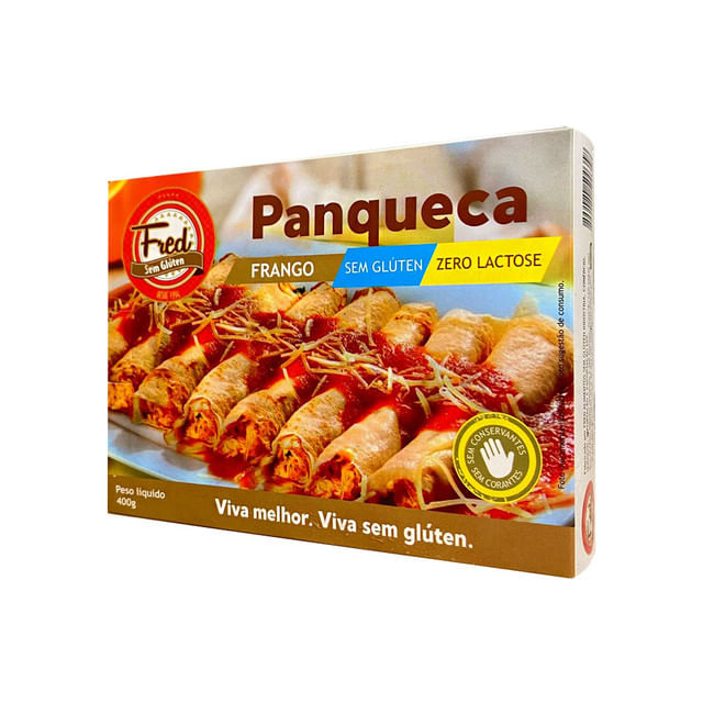 Panqueca de Frango sem Glúten e Lactose 400g Fred Sem Glúten