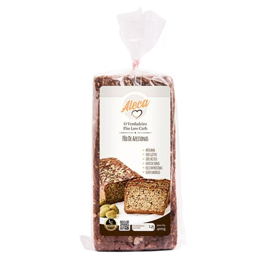 Pão Low Carb de Azeitonas 400g Aleca