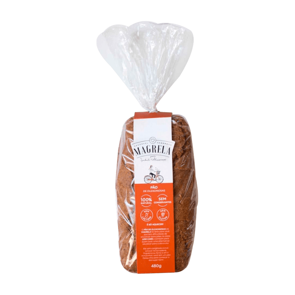 Pão Low Carb de Oleaginosas 480g Magrela