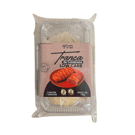 Pao-Recheado-Low-Carb-Tranca-de-Calabresa-130g-Cozinha-do-Bem