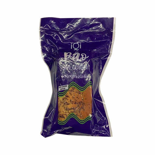 Pão Sem Glúten Sementes e Grãos 260g iQi