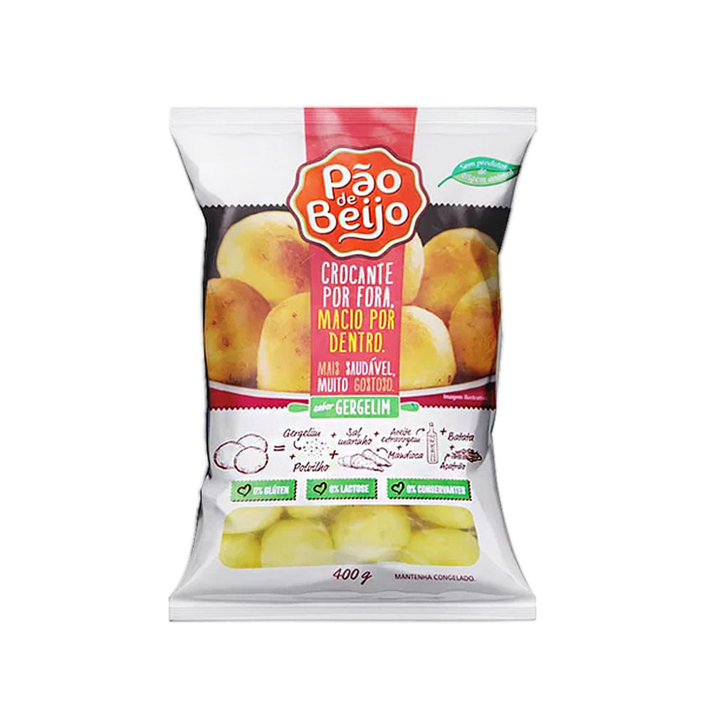 Pão de Beijo sabor Gergelim 400g Pão de Beijo