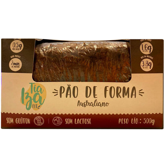 Pão de Forma Low Carb Australiano 500g Tia Iza