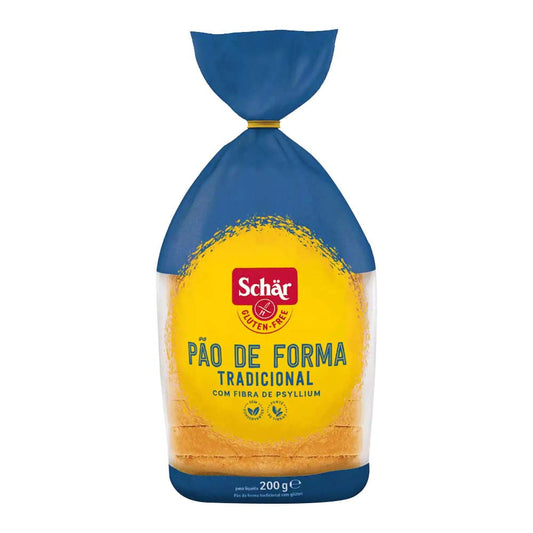 Pão de Forma Tradicional Sem Glúten 200g Schar