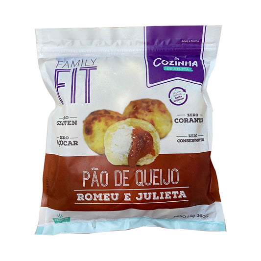 Pão de Queijo Romeu e Julieta 360g Cozinha de Atleta