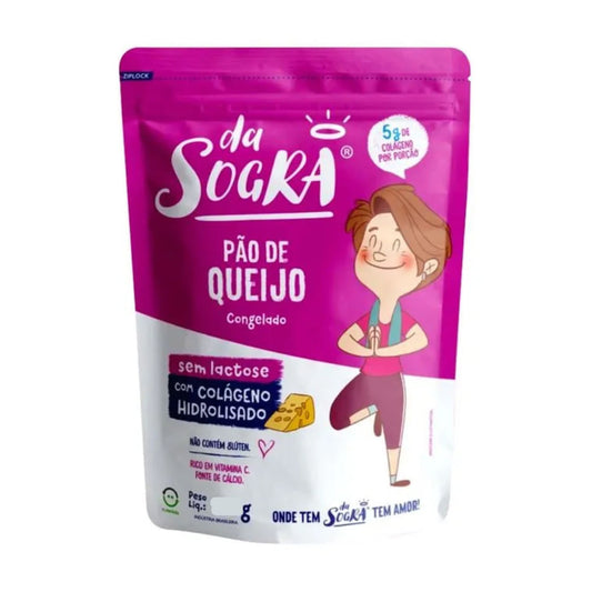 Pão de Queijo Sem Lactose com Colágeno Hidrolisado 200g Da Sogra