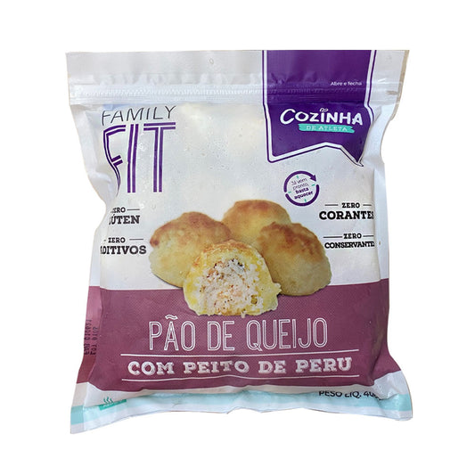 Pão de Queijo com Peito de Peru 400g Cozinha de Atleta