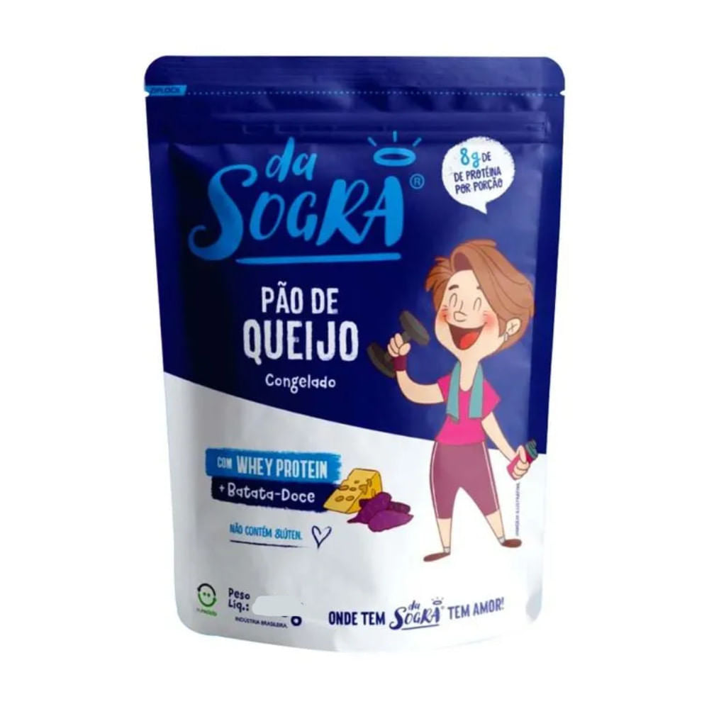 Pão de Queijo com Whey e Batata Doce 200g Da Sogra