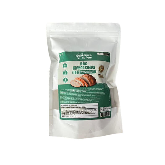 Pao Francesinho Low Carb 200g Cozinha do Bem