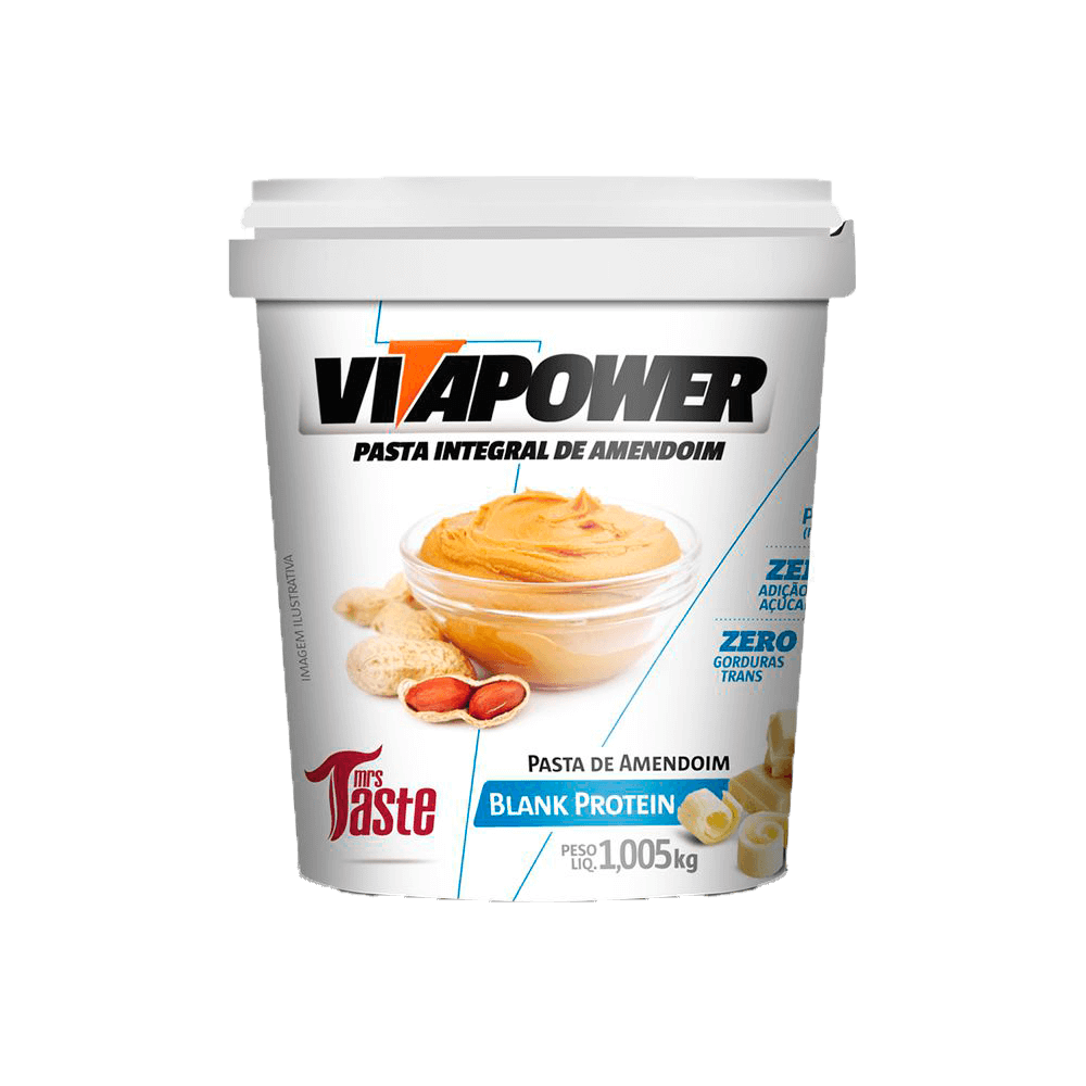 Pasta-de-Amendoim-Blank-Protein-1005g-VitaPower