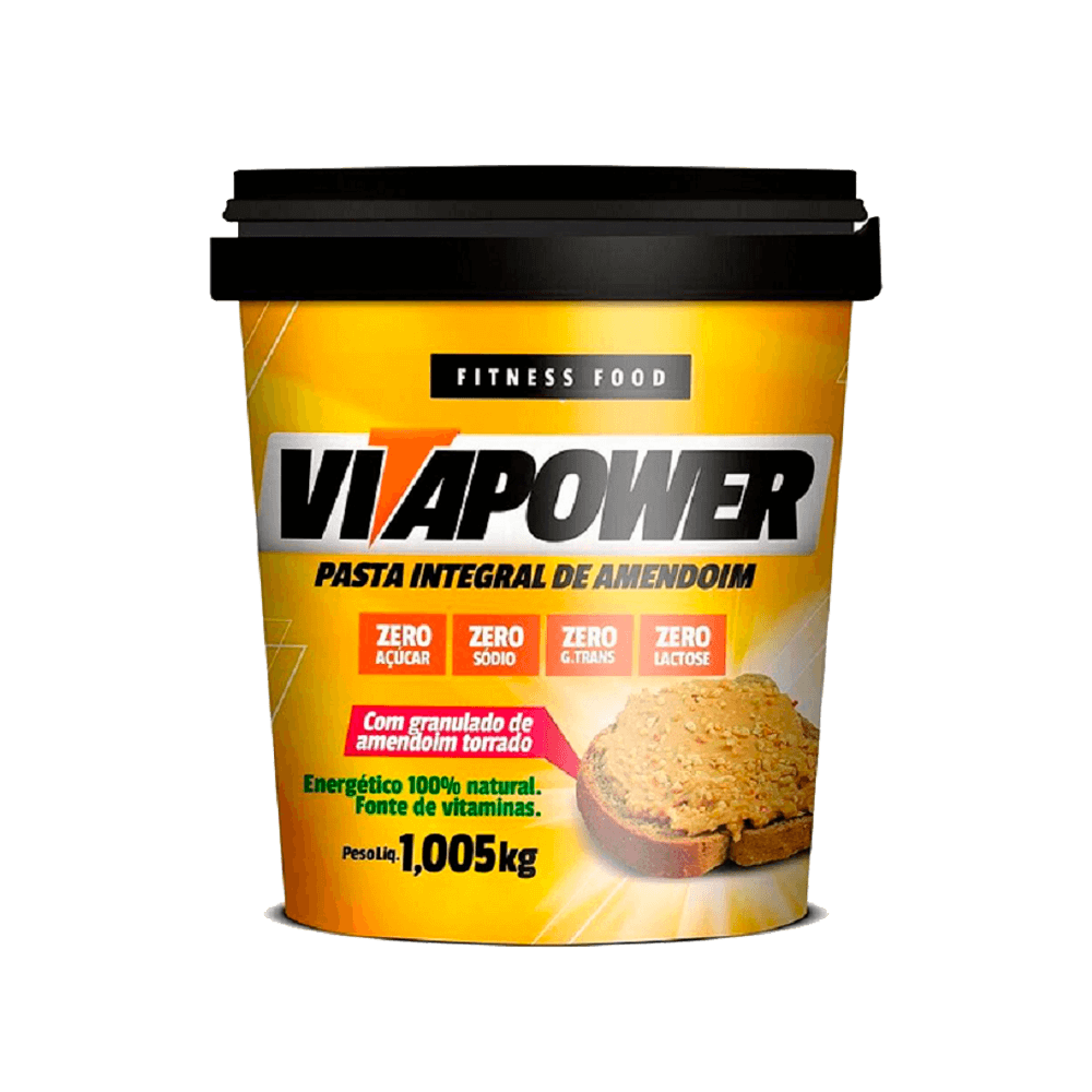 Pasta-de-Amendoim-Integral-Granulada-1005g-VitaPower