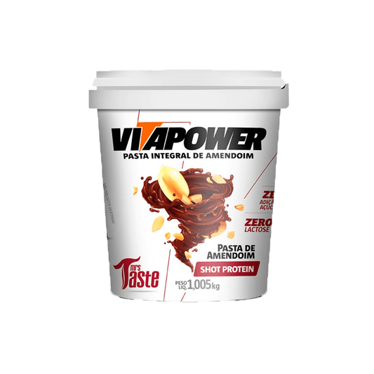 Pasta-de-Amendoim-Sabor-Shot-Protein-1005g-VitaPower
