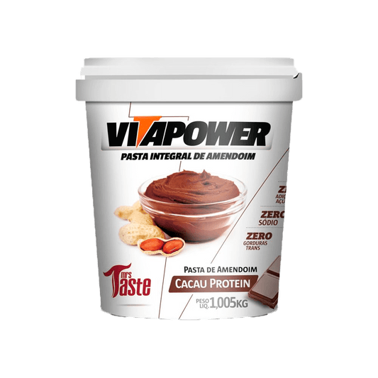 Pasta-de-Amendoim-com-Cacau-1005g-VitaPower