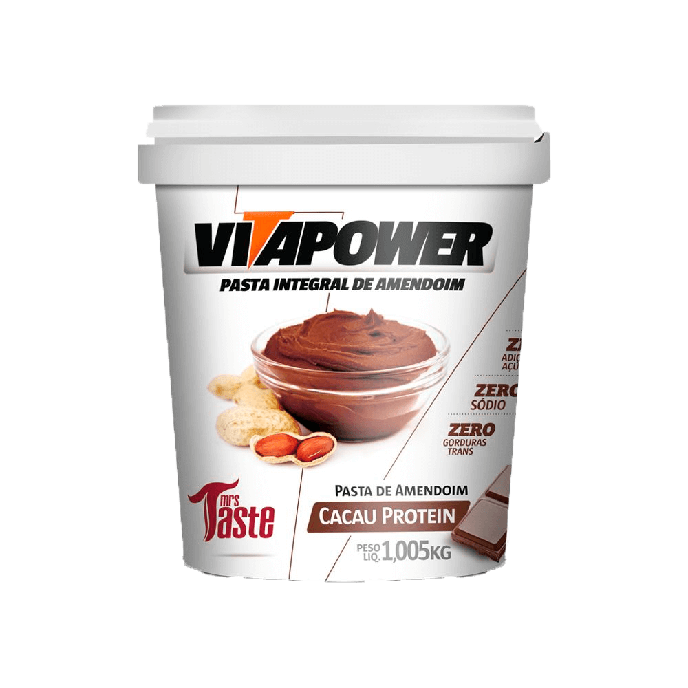 Pasta-de-Amendoim-com-Cacau-1005g-VitaPower
