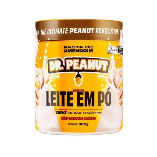 Pasta de Amendoim Sabor Leite em Pó 600g Dr. Peanut