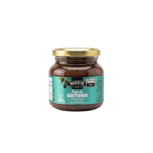 Patê de Azeitonas Pretas 190g Nucete