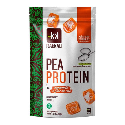 Pea Protein Caramelo e Flor de Sal 600g Rakkau