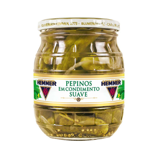 Pepinos em Condimento Suave 300g Hemmer