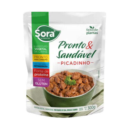Picadinho Vegano ao Molho Caseiro Pronto e Saudável 300g Sora