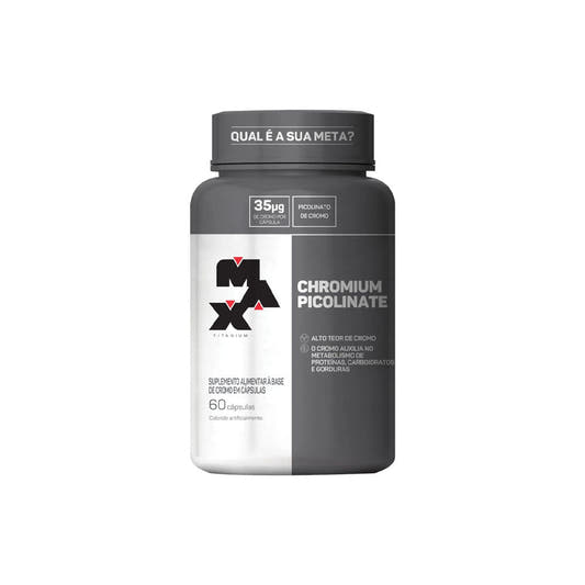 Picolinato de Cromo 60 Cápsulas Max Titanium
