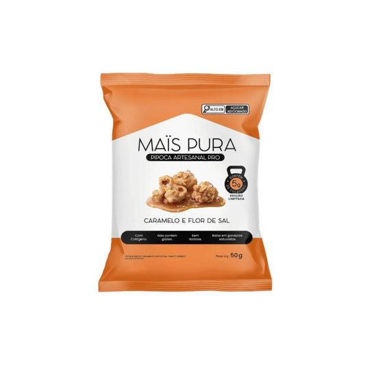 Pipoca-Artesanal-Caramelo-e-Flor-de-Sal-Proteica-50g-Mais-Pura