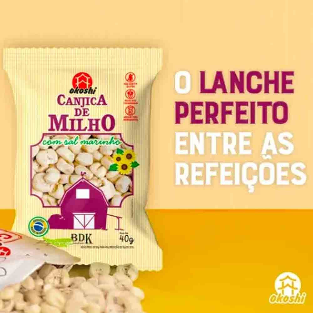 Pipoca de Canjica Salgada Okoshi -  40g