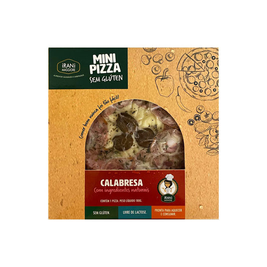 Pizza Sem Glúten Calabresa 180g Irani Maggiore