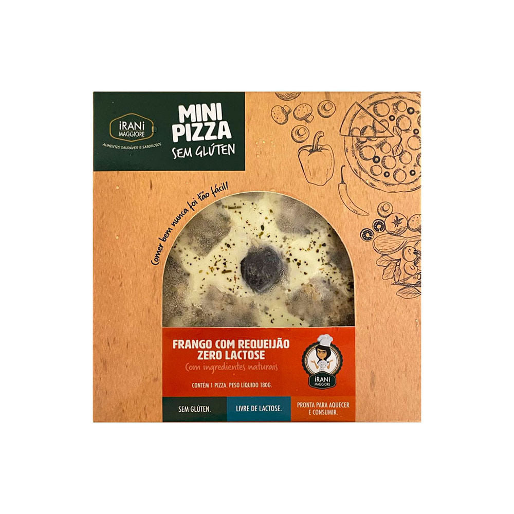 Pizza de Frango com Requeijão Zero Lactose 180g Irani Maggiore