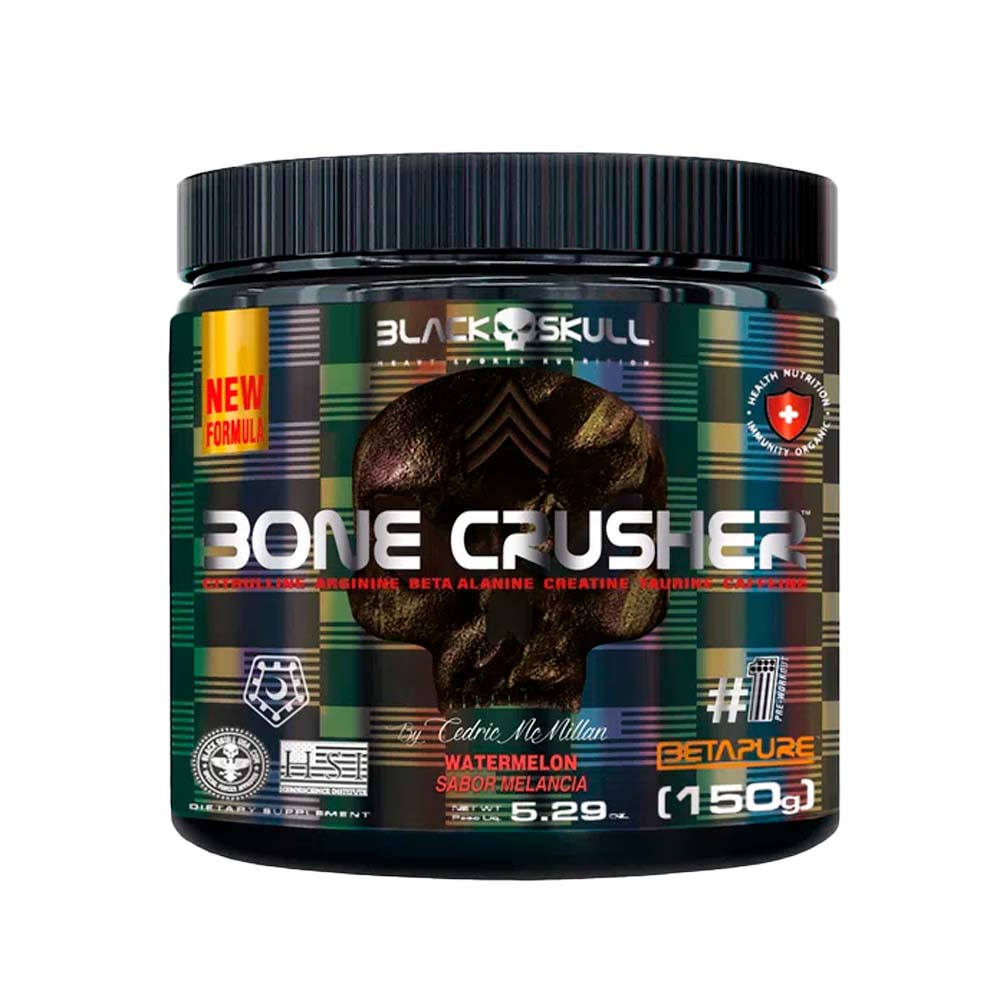 Pre-Treino-Bone-Crusher-Melancia-150g-Black-Skull