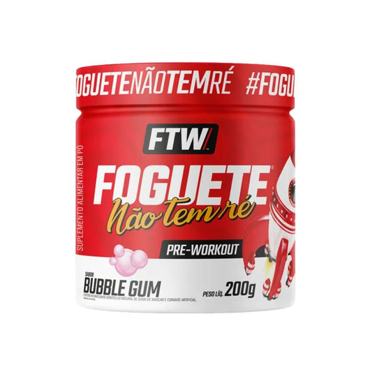 Pré Treino Foguete Não Tem Ré Bubble Gum 200g FTW