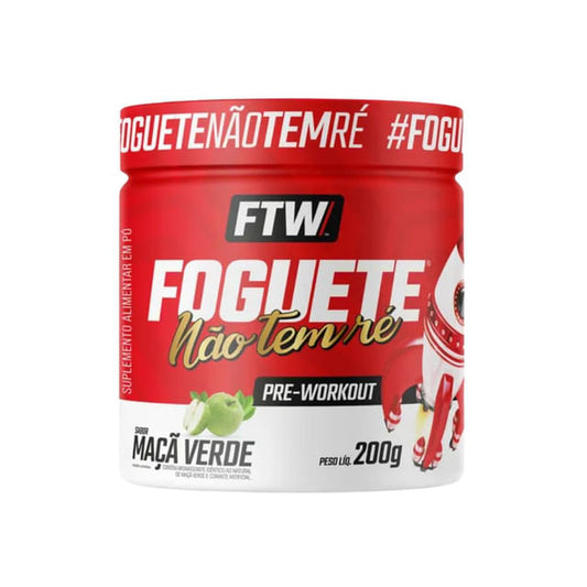 Pré Treino Foguete Não Tem Ré Maçã Verde 200g FTW
