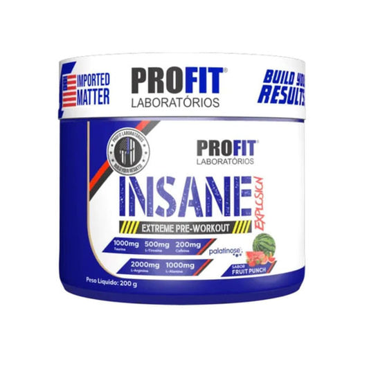 Pré Treino Insane Explosion Fruit Punch 200g Profit Labs