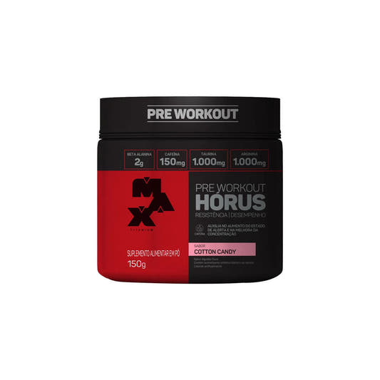 Pre Workout Hórus Cotton Candy 150g Max Titanium