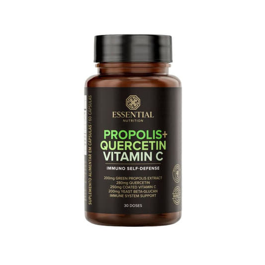 Propolis Verde com Quercetina e Vitamina C 60 Cápsulas Essential Nutrition