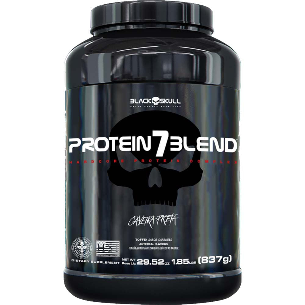 Protein 7 Blend Caramelo 837g Black Skull