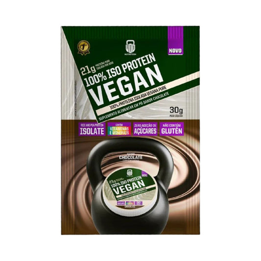 Proteína Isolada Vegana Sabor Chocolate 30g WOD Nutrition