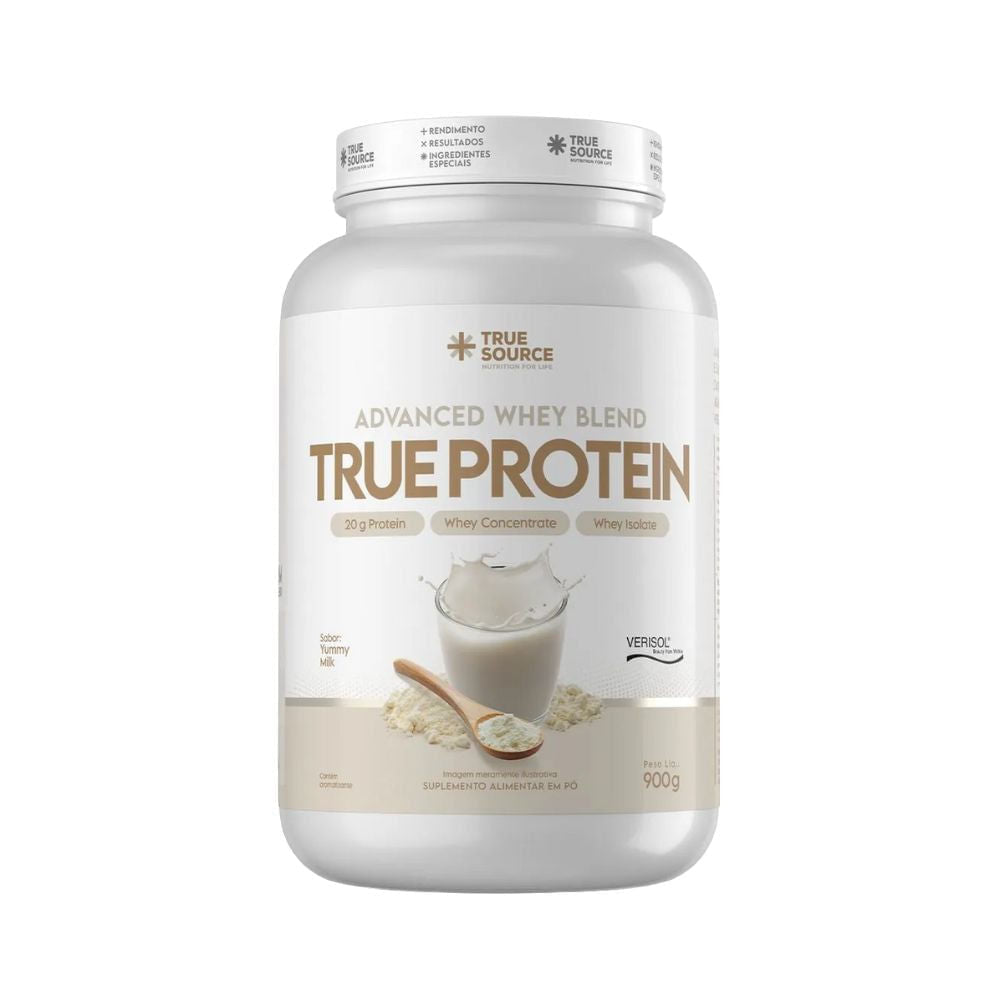 Proteína True Protein 100% Whey Yummy Milk 900g True Source