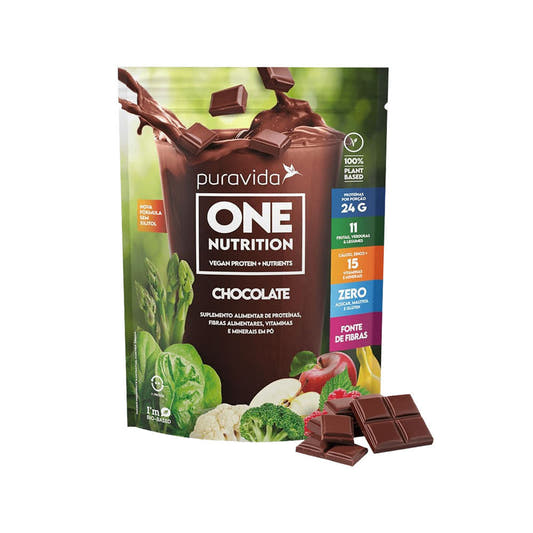 Proteína Vegana One Nutrition Chocolate 450g PuraVida